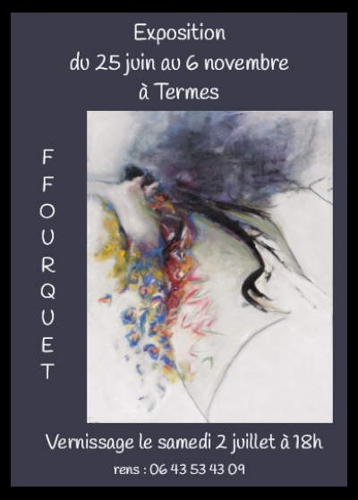 25 juin : exposition de Frédérique Fourquet
